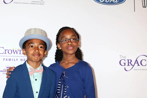 Miles Brown, Marsai Martin — Stock Photo, Image