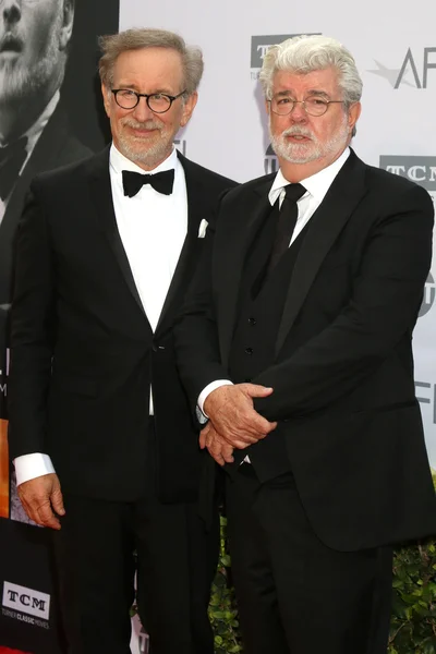 Steven Spielberg, Geroge Lucas — Stock Photo, Image