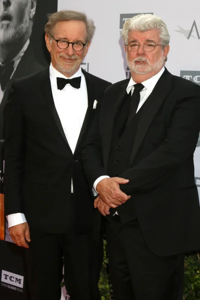 Steven Spielberg, Geroge Lucas —  Fotos de Stock