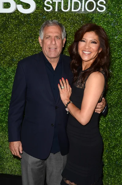 Julie Chen, Leslie Moonves — Foto de Stock