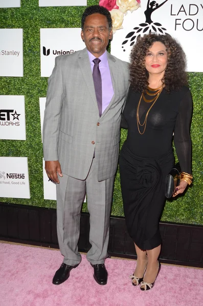 Tina Knowles, Richard Lawson — Fotografia de Stock