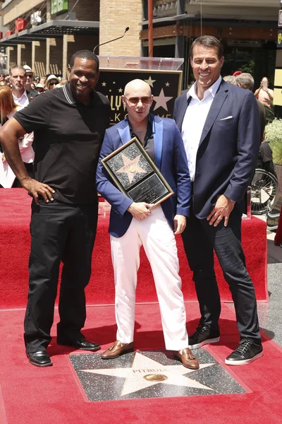 Pitbull, Tony Robbins, Luther Campbell — Stockfoto