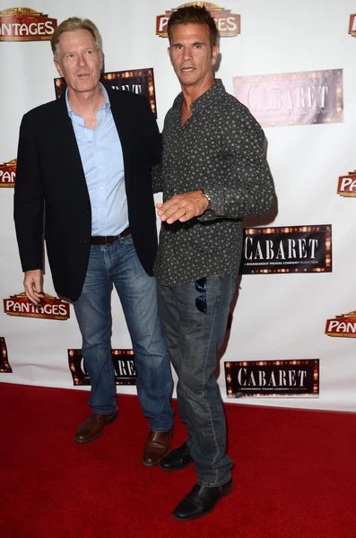 William R Moses, Lorenzo Lamas — Stockfoto