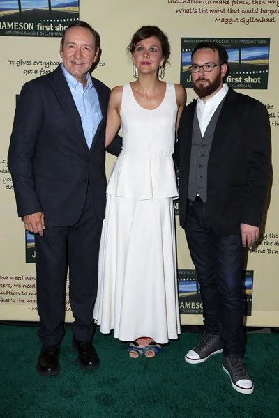 Kevin Spacey, Maggie Gyllenhaal, Dana Brunetti — Stockfoto