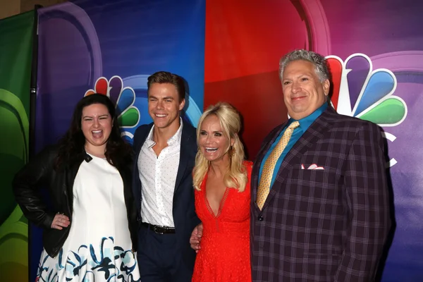 Maddie Baillio, Derek Hough, Kristin Chenoweth, Harvey Fierstein — Stock Photo, Image