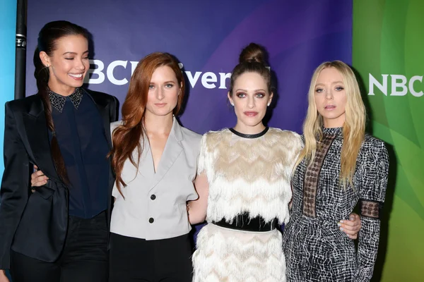 Stephanie Corneliussen, Grace Gummer, Carly Chaikin, Portia Doubleday — Zdjęcie stockowe