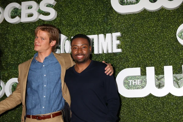 Lucas Till, Justin Hires — Stockfoto