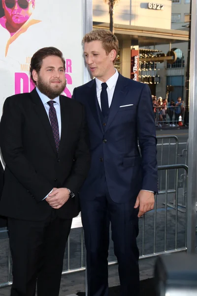 Jonah Hill, Miles Teller — Fotografia de Stock