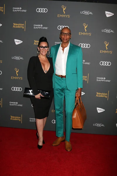 Michelle Visage singer and RuPaul Charles actor — Stock Photo, Image