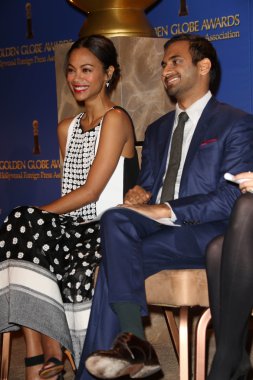 Zoe Saldana, Aziz Ansari