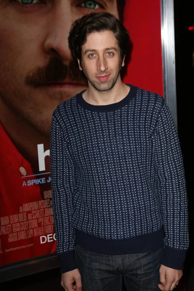 Simon Helberg. — Foto de Stock