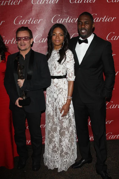 Bono, Naomie Harris, Idris Elba — Stockfoto