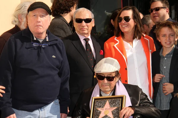 Richard Dreyfuss, Mel Brooks, Paul Mazursky — Stock fotografie