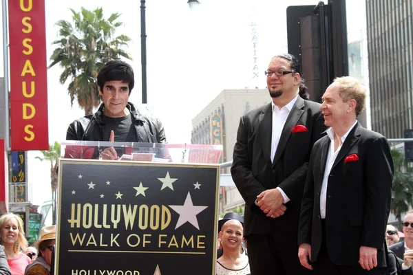 David Copperfield, Penn Jillette, Teller — Foto Stock