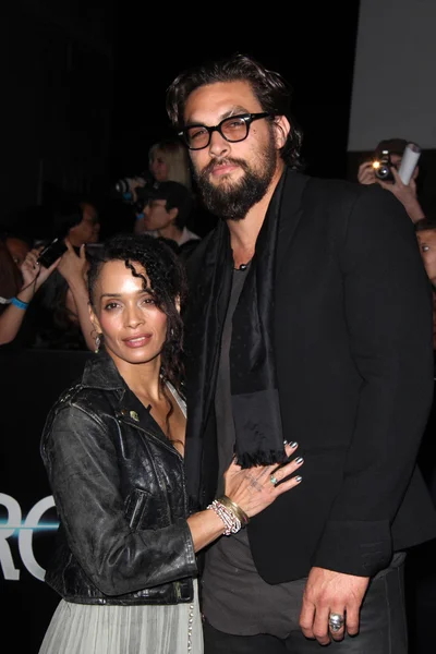 Lisa Bonet a Jason Momoa — Stock fotografie