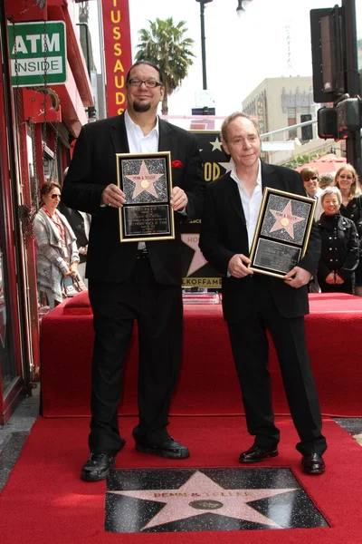 Penn Jillette, Teller — Stockfoto