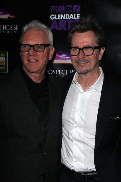 Gary Oldman y Malcolm McDowell — Foto de Stock