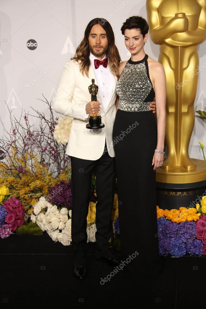 Jared Leto Anne Hathaway Stock Editorial Photo C S Bukley 52042801