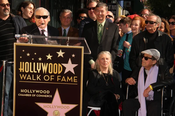 Mel Brooks, Betsy Mazursky, Paul Mazursky — Stock Photo, Image