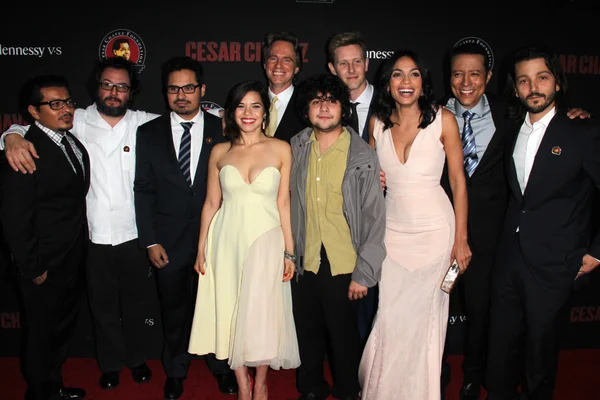 Cast di "Cesar Chavez " — Foto Stock