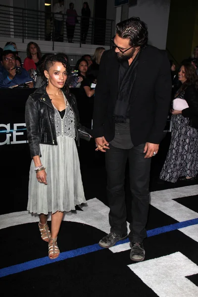 Lisa Bonet och Jason Momoa — Stockfoto