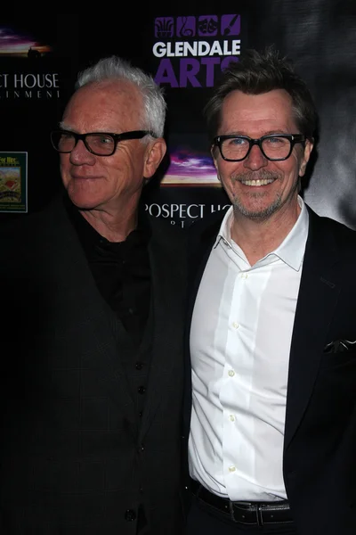Gary Oldman and  Malcolm McDowell — Stock Photo, Image