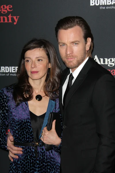 Ewan McGregor, Eve Mavrakis — Stock Photo, Image