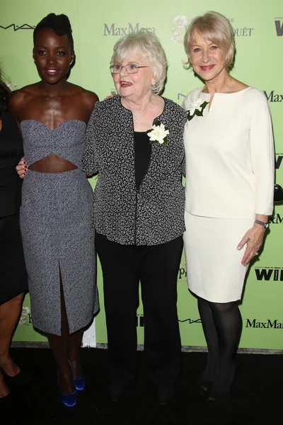 Lupita Nyong'o, June Squibb, Helen Mirren — Stock Photo, Image