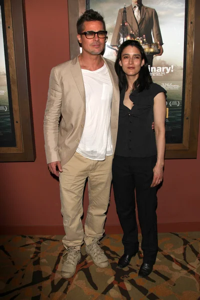 Brad Pitt e Rachel Boynton — Foto Stock