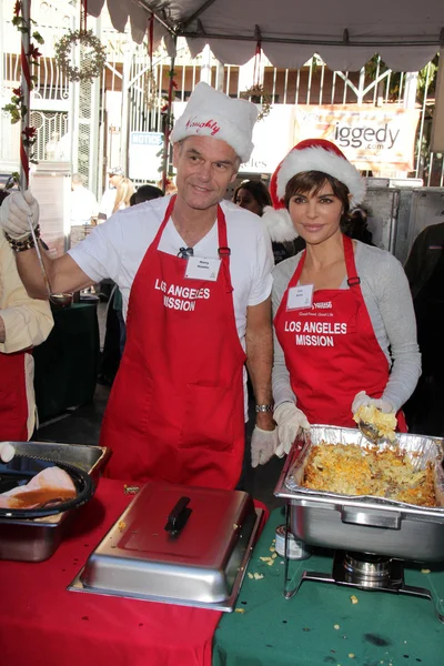 Lisa Rinna, Harry Hamlin — Stock Photo, Image