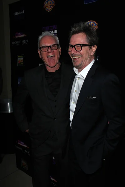 Gary oldman och malcolm mcdowell — Stockfoto