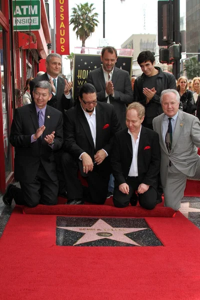 Trey Parker, David Copperfield, Penn Jillette, cajero — Foto de Stock