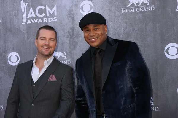 Chris O'Donnell and LL Cool J — Stock Photo, Image