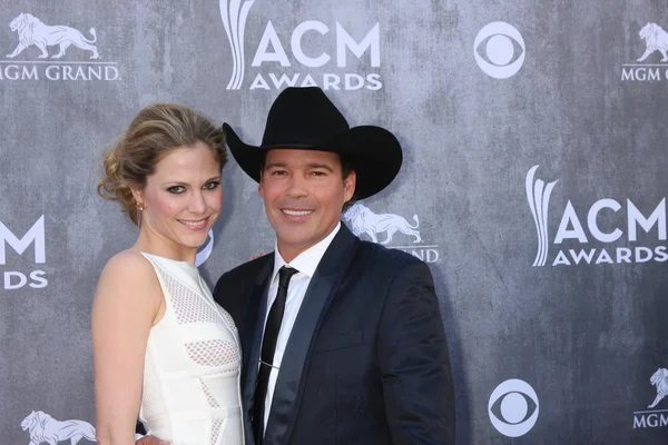 Jessica Craig and Clay Walker — Stock Photo, Image
