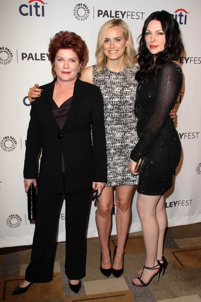 Kate Mulgrew, Taylor Schilling ja Laura Prepon — kuvapankkivalokuva