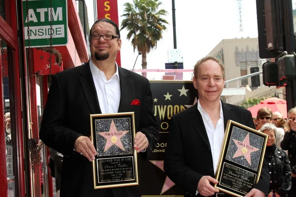 Penn Jillette, Teller — Foto Stock