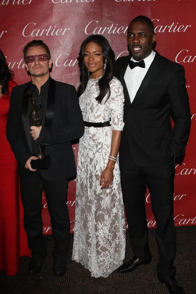 Bono, Naomie Harris, Idris Elba — Stockfoto