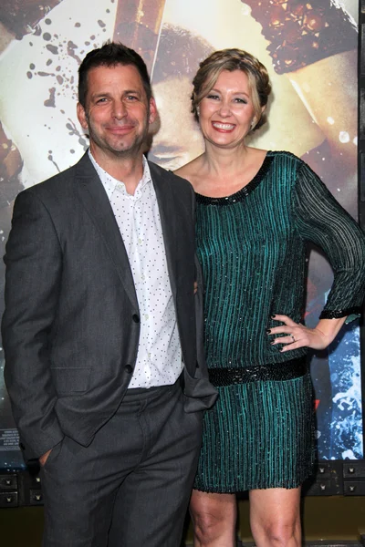 Zach Snyder, Deborah Snyder — Stock Photo, Image