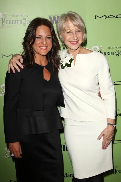 Cathy Schulman, Helen Mirren — Stock Photo, Image