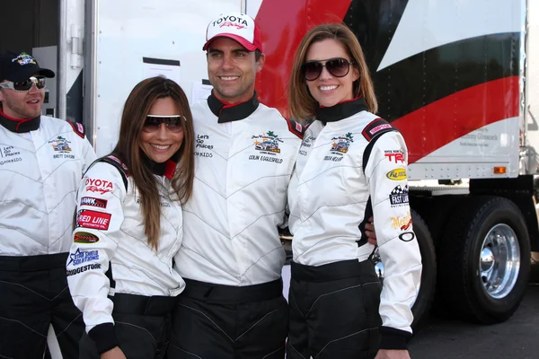 Vanessa Marcel, Colin Egglesfield and Tricia Helfer — Stock Photo, Image