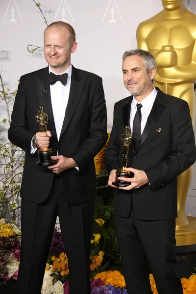 Alfonso Cuarón, Mark Sanger — Stock fotografie