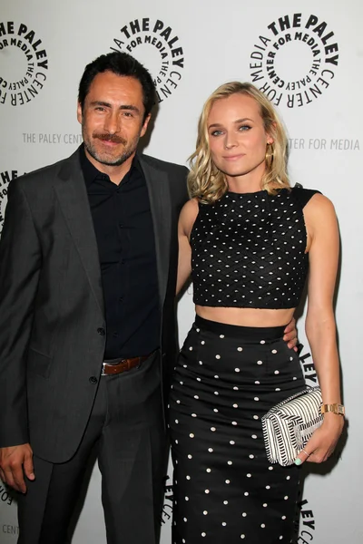 Demian Bichir and Diane Kruger — Stock Photo, Image