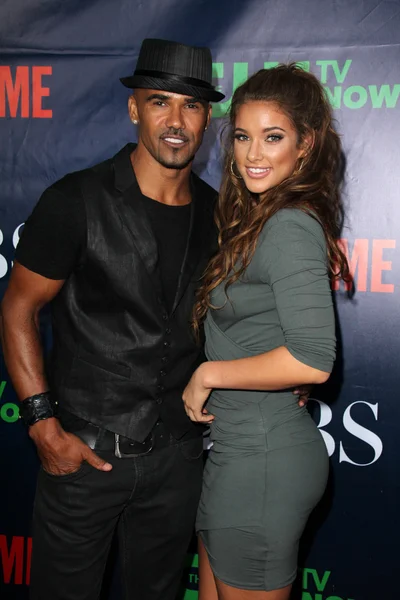 Shemar moore és lauren fa — Stock Fotó