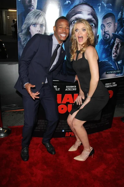 Marlon Wayans and Missi Pyle — Stock Photo, Image