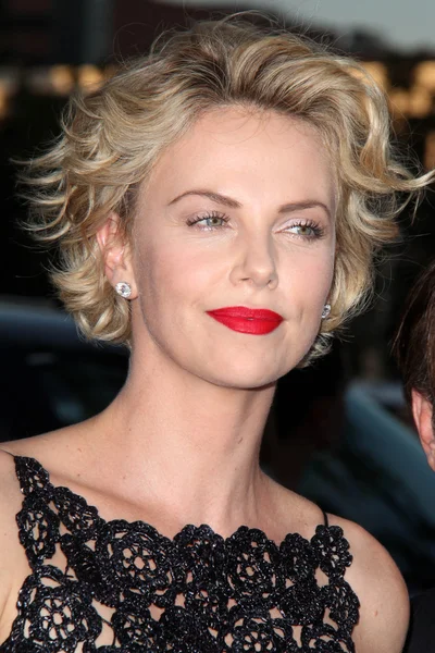 Charlize Theron Ordförande — Stockfoto