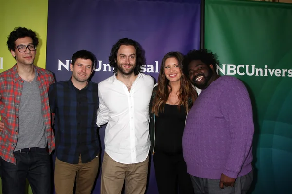 Rick Glassman, Brent Morin, Chris D'Ella, Bianca Kajlich et Ron Funches — Photo