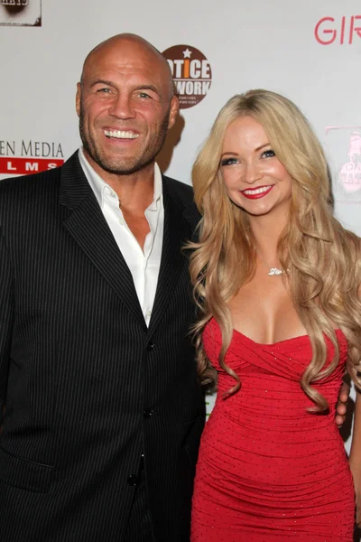 Randy Couture, Mindy Robinson — Fotografia de Stock