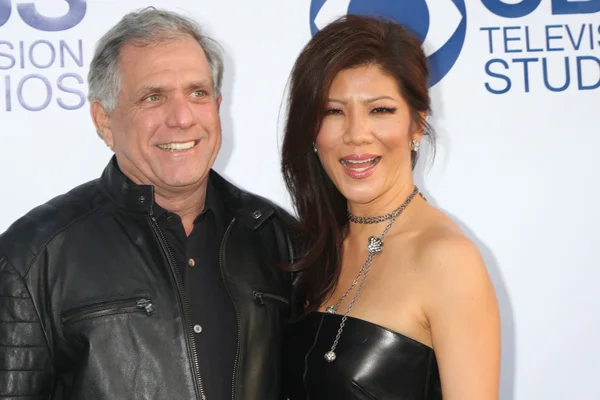 Leslie Moonves and Julie Chen — Stock Photo, Image
