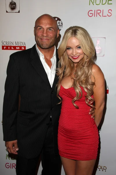 Randy Couture, Mindy Robinson — Stock fotografie
