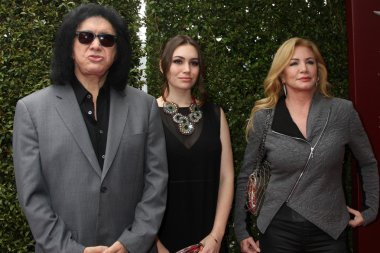 Gene simmons, sophie simmons ve shannon tweed